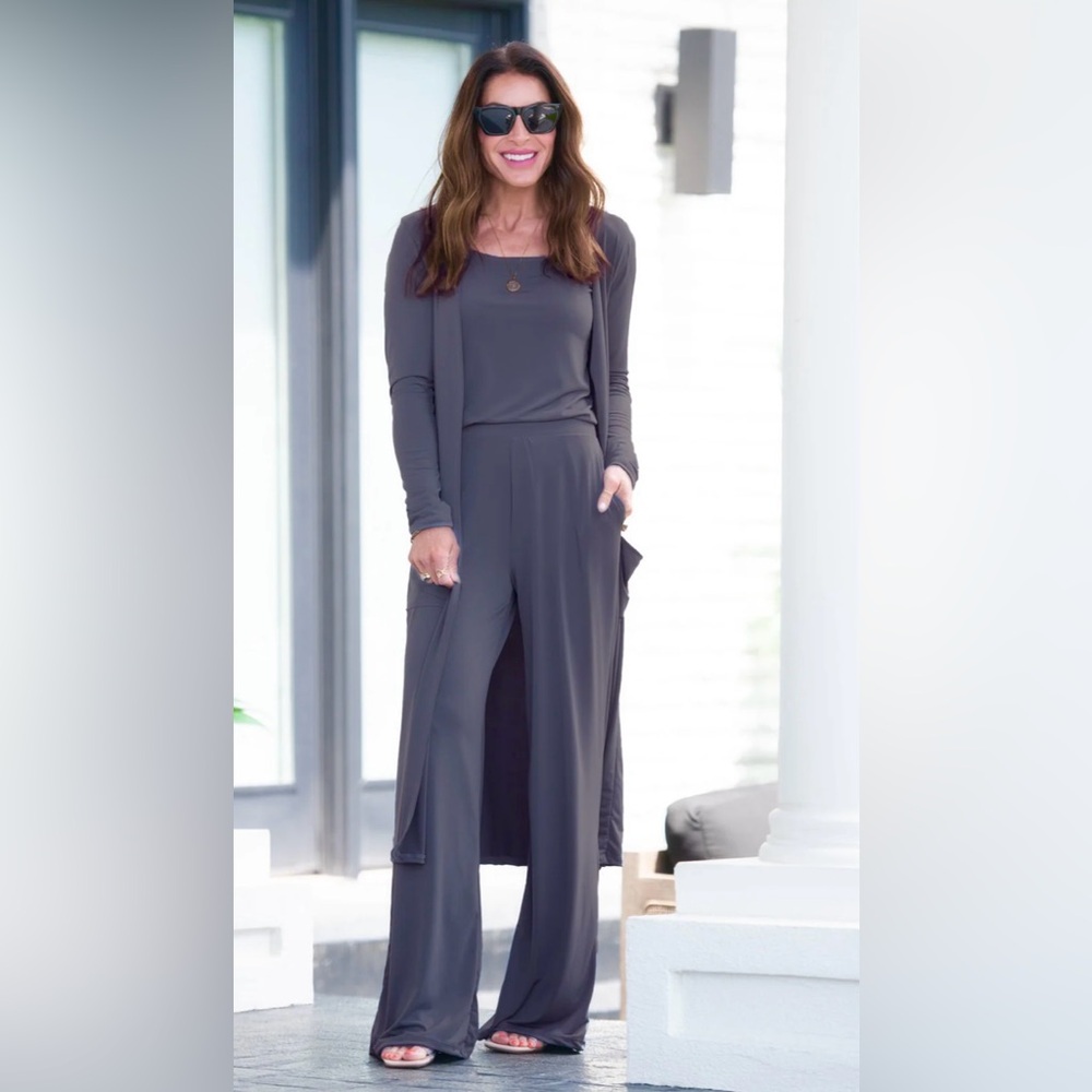 Sexymodest BRIGITTE BRIANNA ESSENTIAL TRAVEL UNIFORM PANT SET Slate L Large